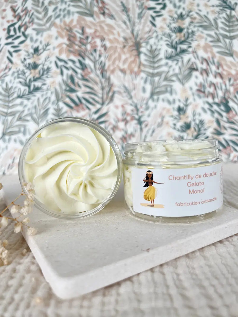 Gel douche chantilly - Savonnerie de Bormes - Monoï