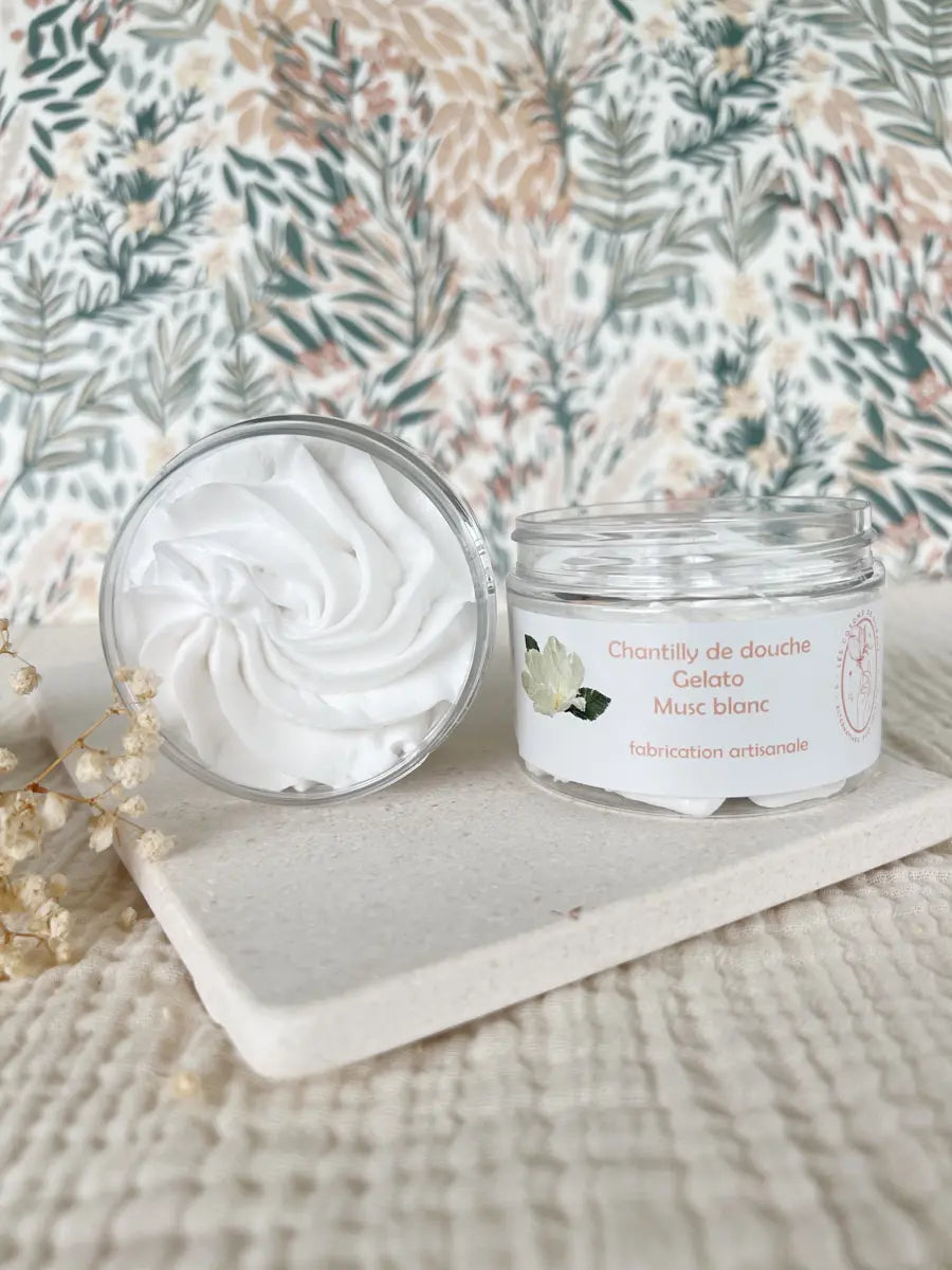 Gel douche chantilly - Savonnerie de Bormes - Musc blanc