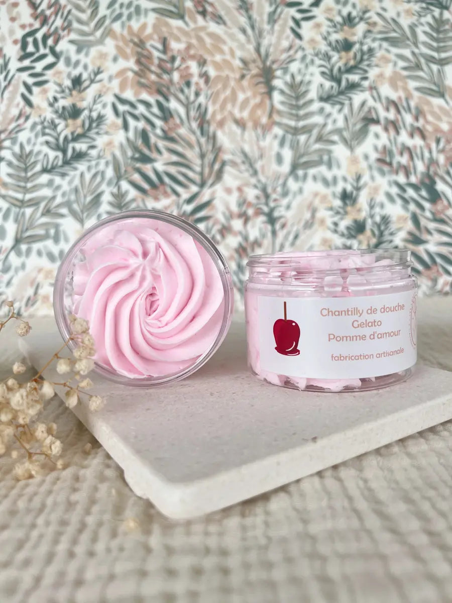 Gel douche chantilly - Savonnerie de Bormes - Pomme d’amour