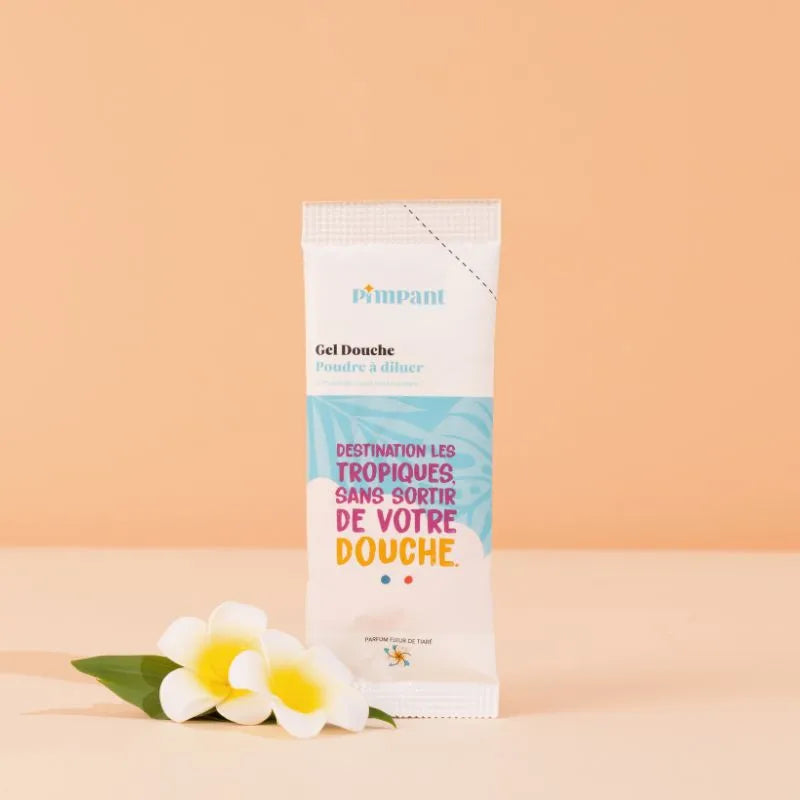 Recharge Gel douche en poudre à diluer - Pimpant - Fleur de tiaré