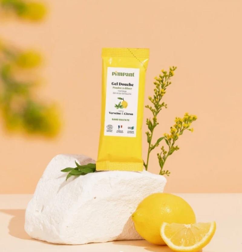 Recharge Gel douche en poudre à diluer - Pimpant - Verveine citron
