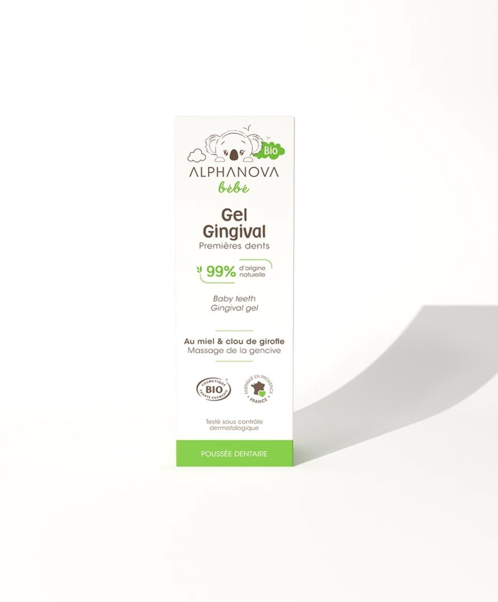 Gel gingival premières dents bio pour bébé - Alphanova - 1