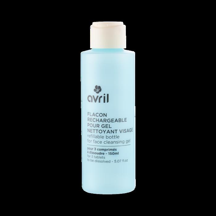 Gel nettoyant visage à reconstituer- Avril - Flacon rechargeable (vide)