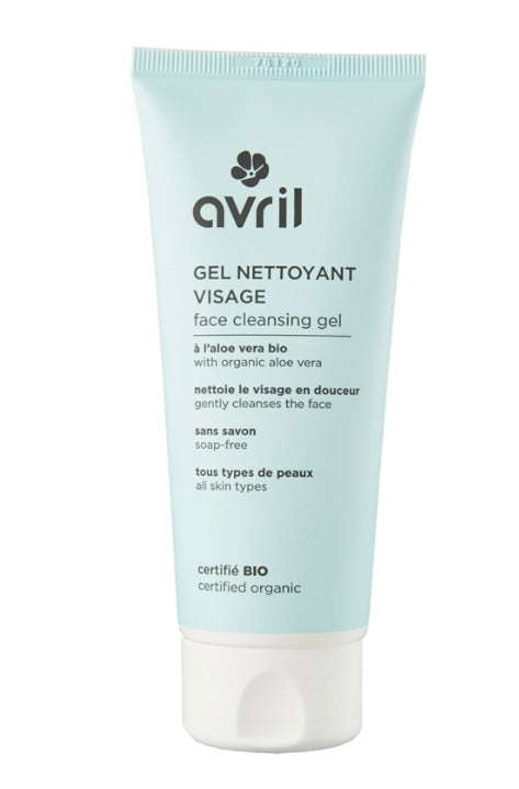 Gel nettoyant visage bio - Avril - Les cotons de Romane : Produits d'hygiène réutilisables et lavables