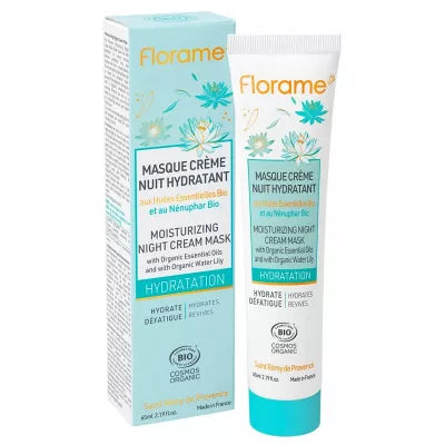 Masque Crème de nuit Hydratante - Florame - 1