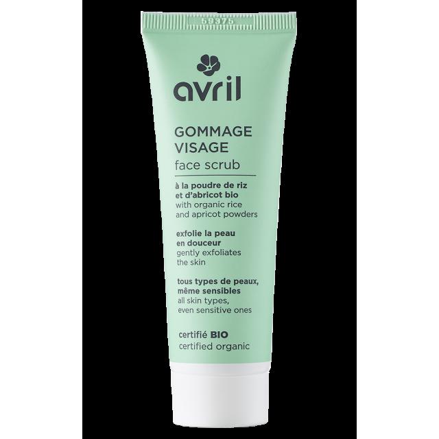 Gommage visage bio - Avril - Les cotons de Romane : Produits d'hygiène réutilisables et lavables