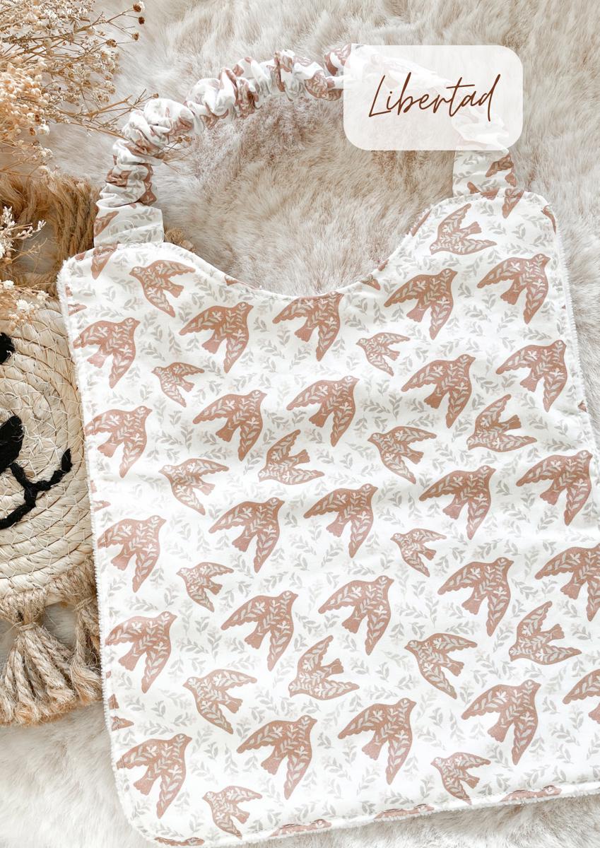 Grand bavoir (2-8 ans) / serviette de cantine - Libertad