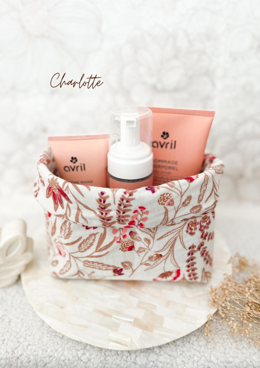 Grande panière en double gaze - Charlotte