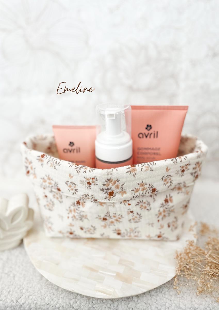 Grande panière en double gaze - Emeline