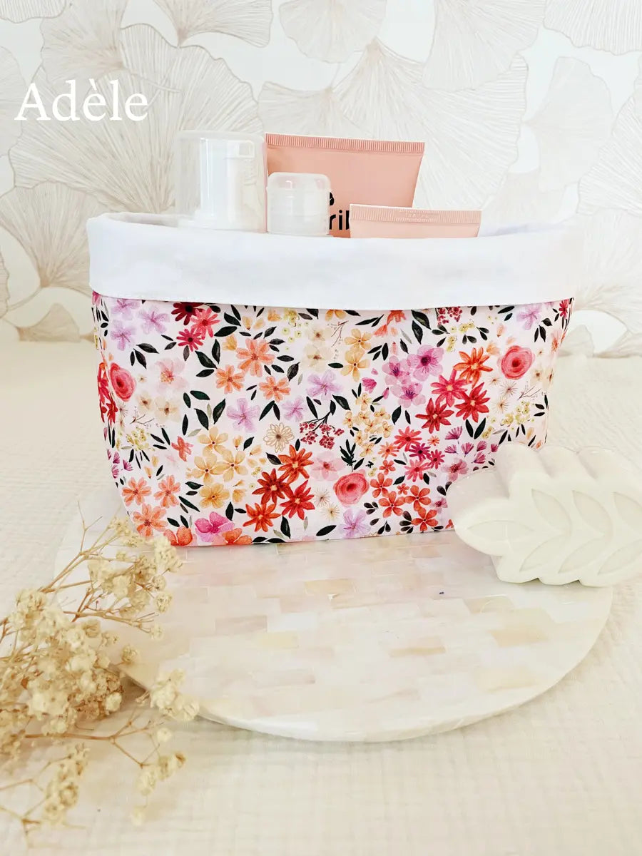 Grande panière en tissu - Adèle