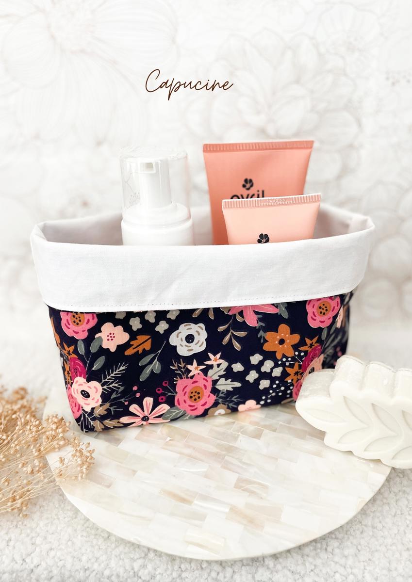 Grande panière en tissu - Capucine
