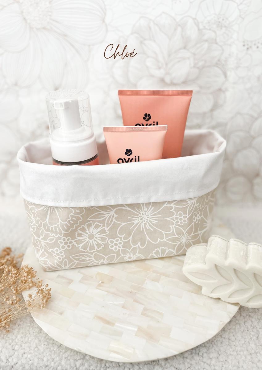 Grande panière en tissu - Chloé