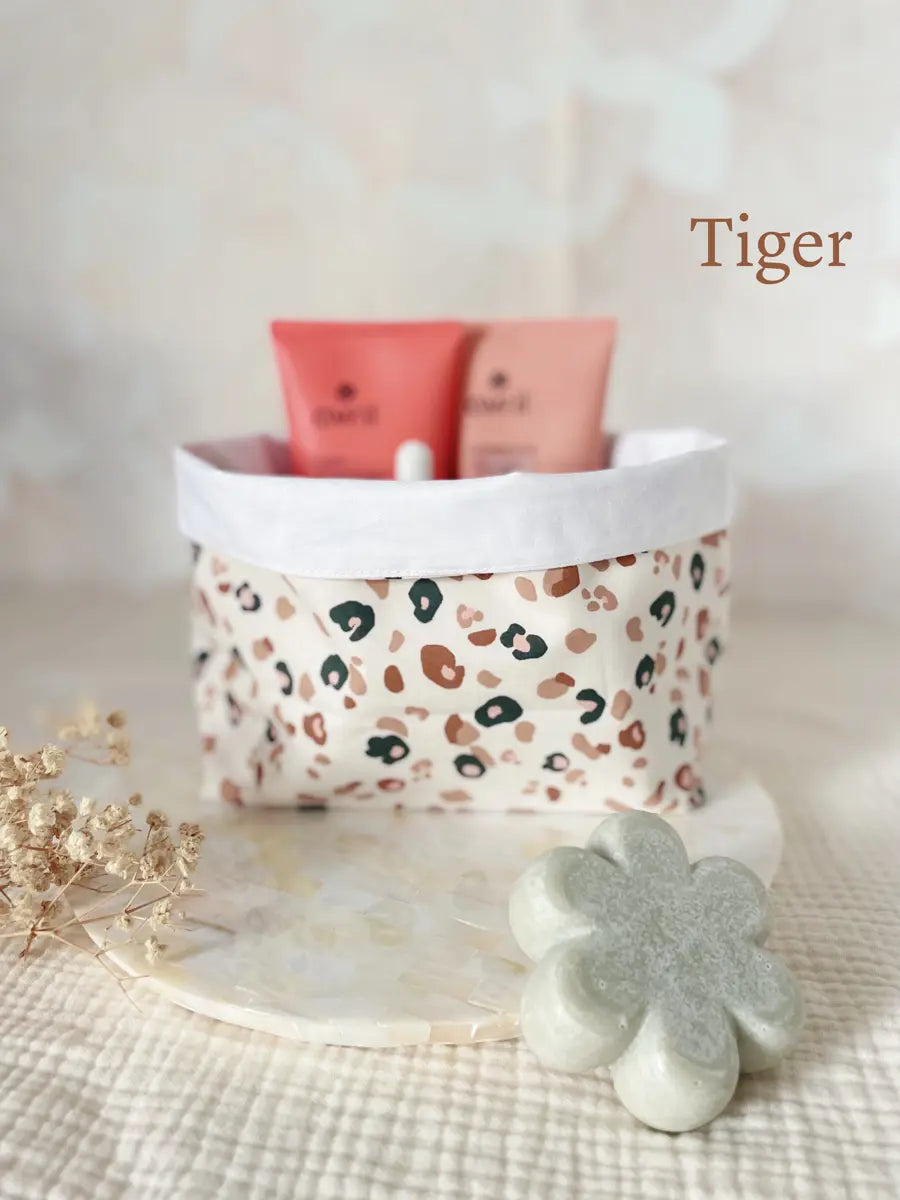 Grande panière en tissu - Tiger