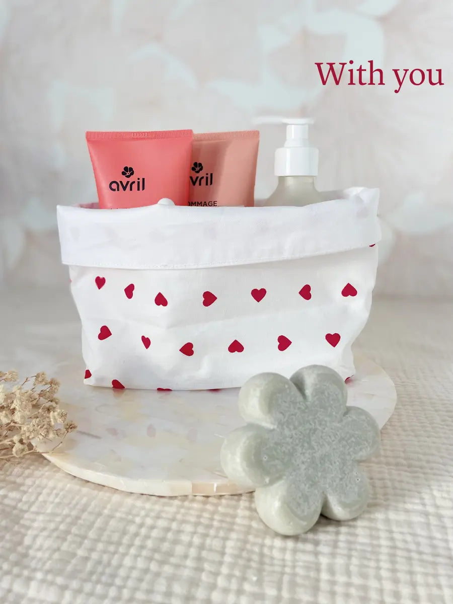 Grande panière en tissu - With you