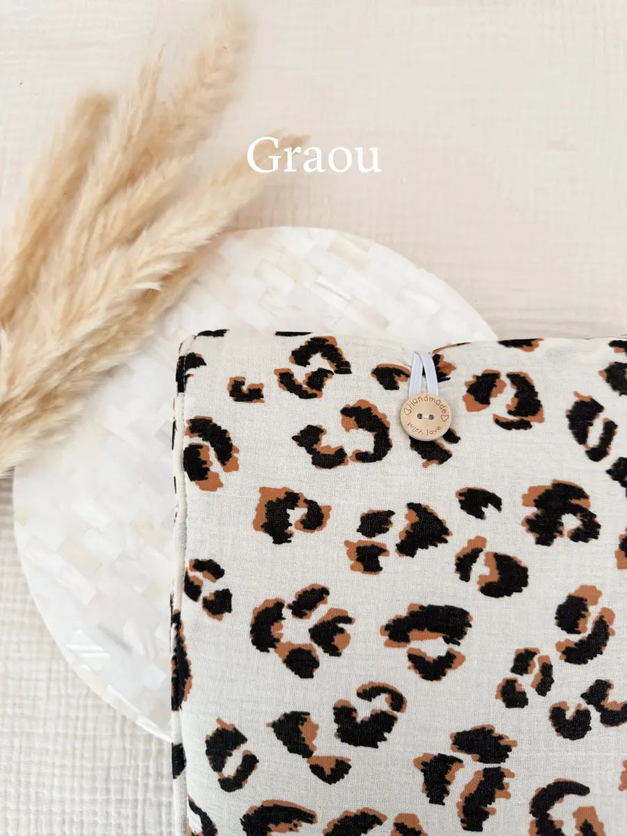 Grande pochette à livre ou tablette - Graou