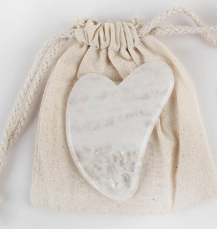 Gua sha - Pierre de massage - Cristal de roche