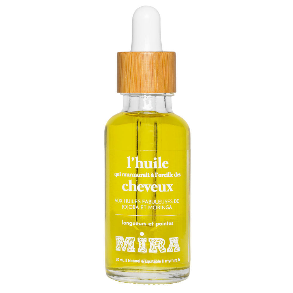 Huile de Jojoba et Moringa (cheveux) - Mira - Les cotons de Romane : Produits d'hygiène réutilisables et lavables