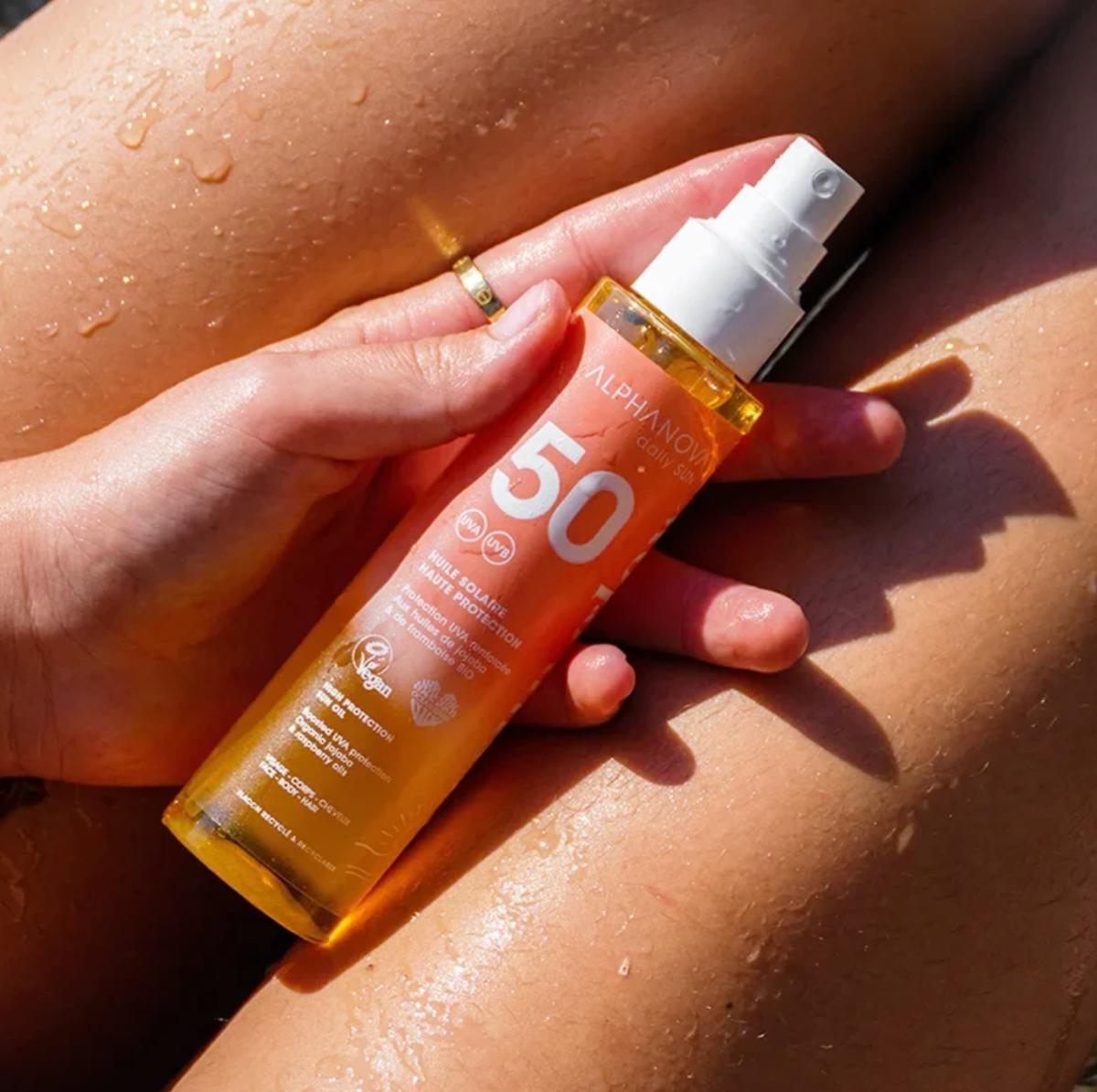 Huile solaire SPF50 - Alphanova - 1