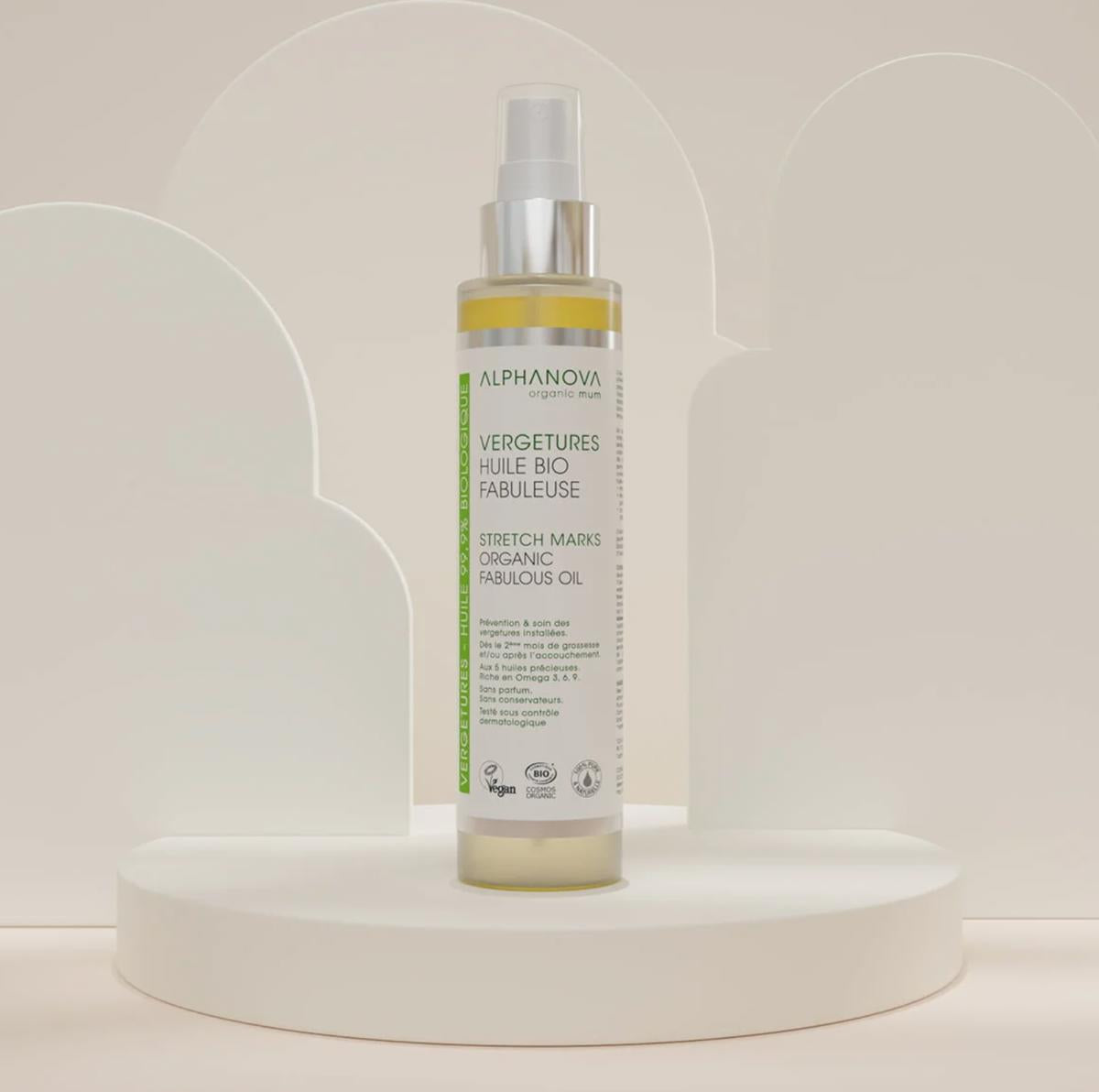 Huile vergetures fabuleuse bio - Alphanova - 1