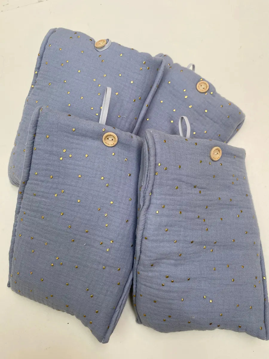 Imparfait : Pochette à livre/liseuse - Bleu baltique