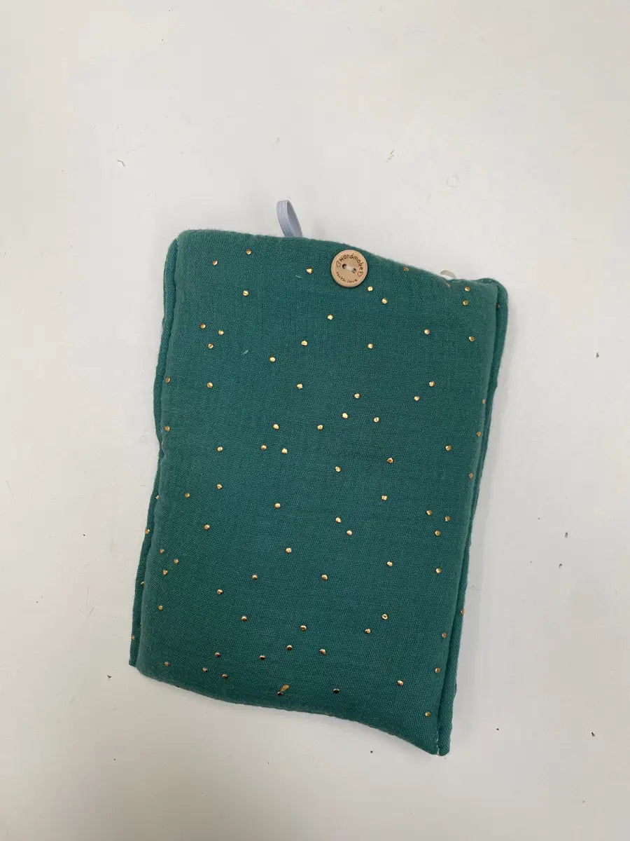 Imparfait : Pochette à livre/liseuse - Émeraude