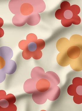 Tissu imperméable Rosy - 1