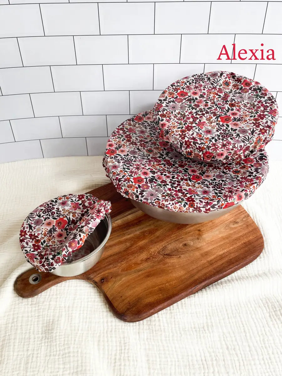 Kit de 3 couvre-bols (taille S, M et L) - Alexia