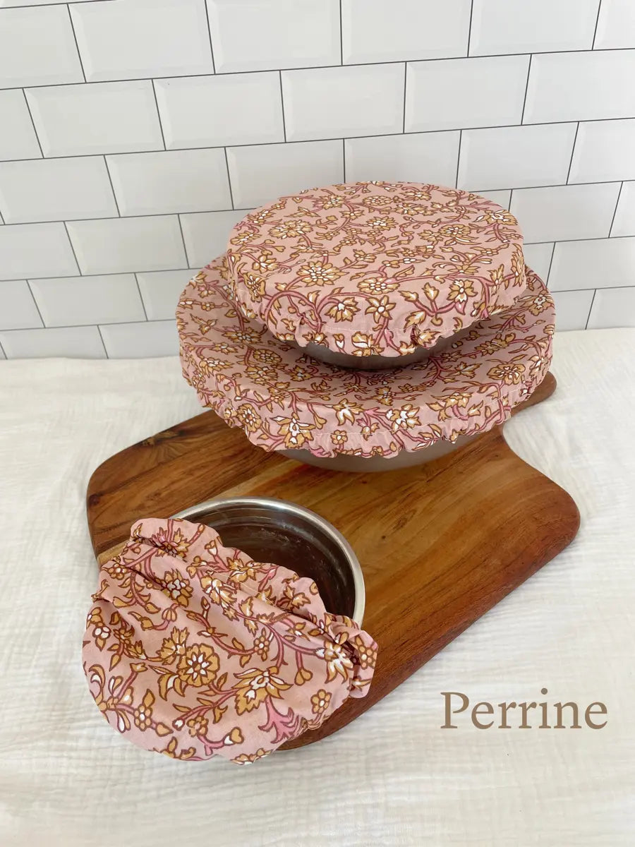 Kit de 3 couvre-bols (taille S, M et L) - Perrine