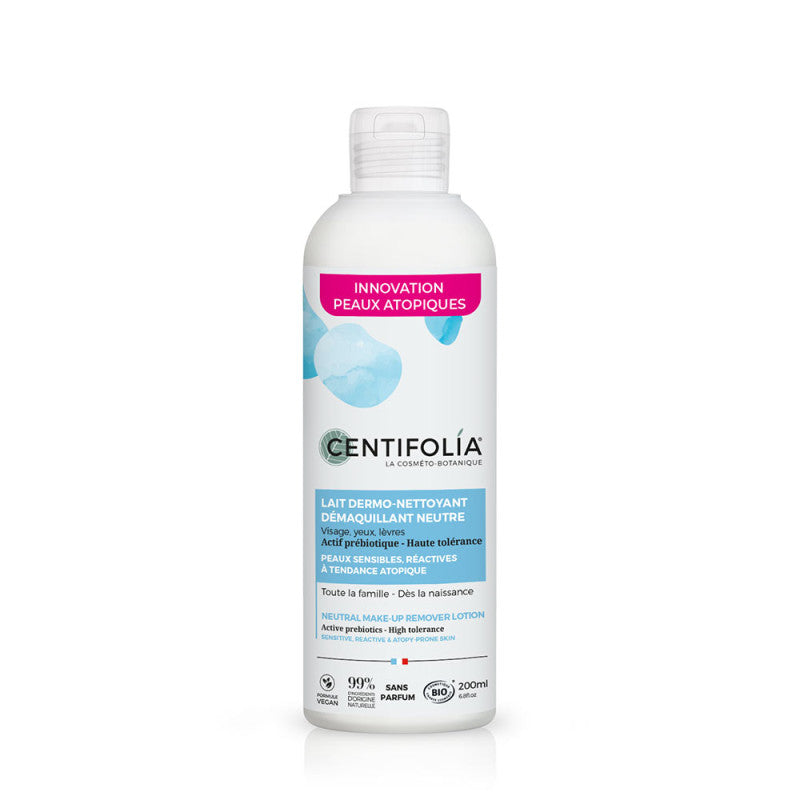 Lait dermo-nettoyant démaquillant neutre - Centifolia - 2
