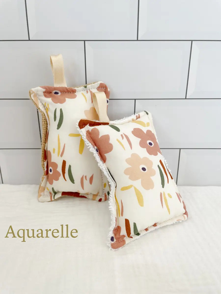 Le duo d'éponges - Aquarelle