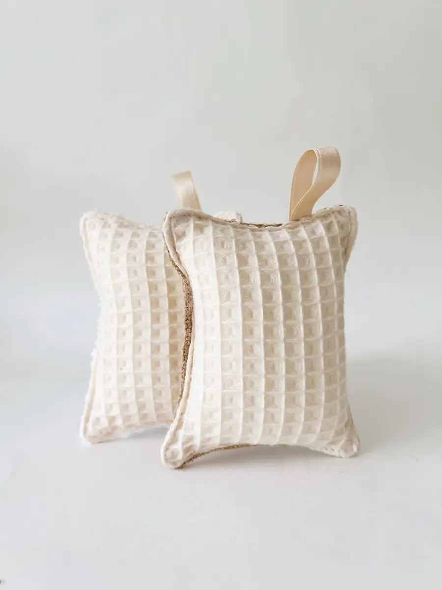 Le duo d'éponges - Nid d’abeille écrue