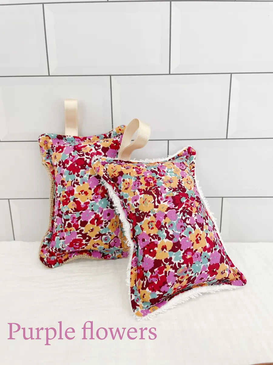 Le duo d'éponges - Purple flowers