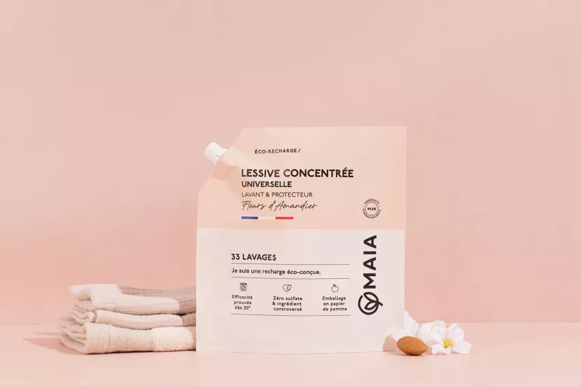Lessive douce - MAIA - Recharge Fleurs d'amandier