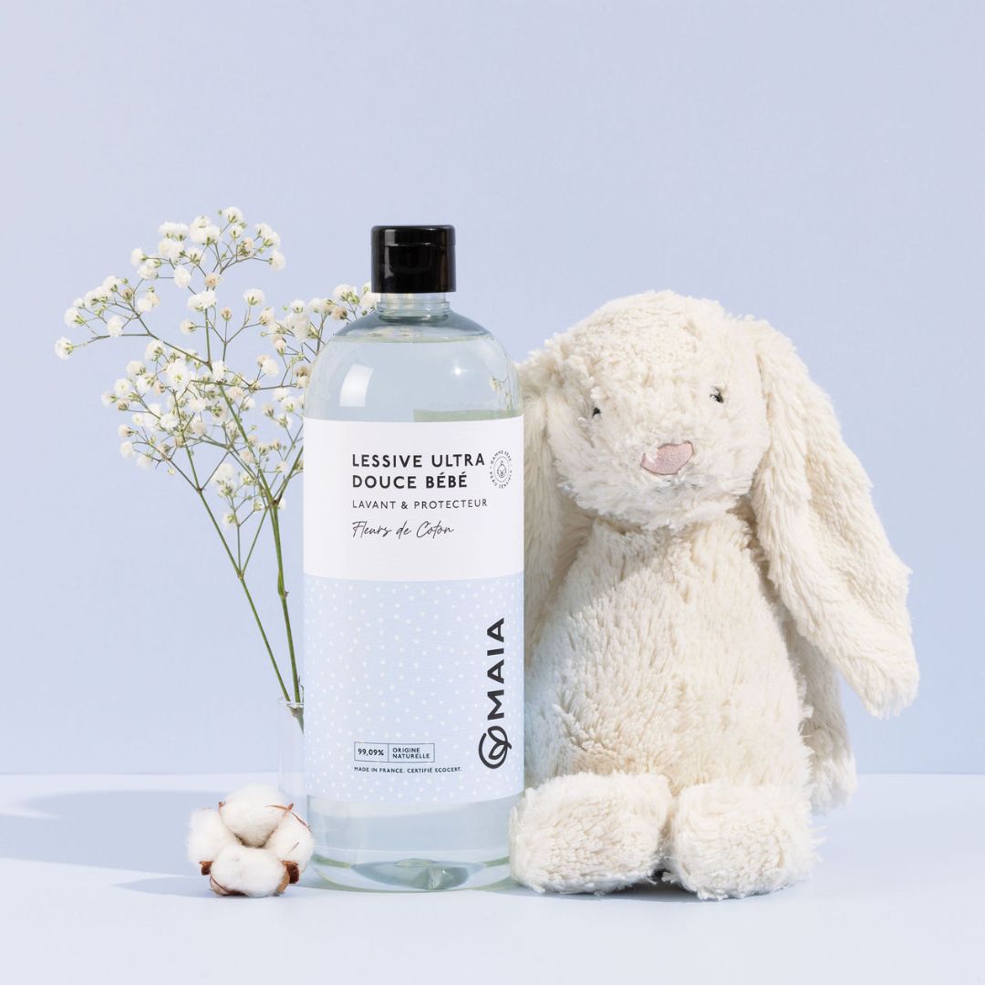 Lessive douce pour bébé (fleurs de coton) - MAIA - Fleur de coton