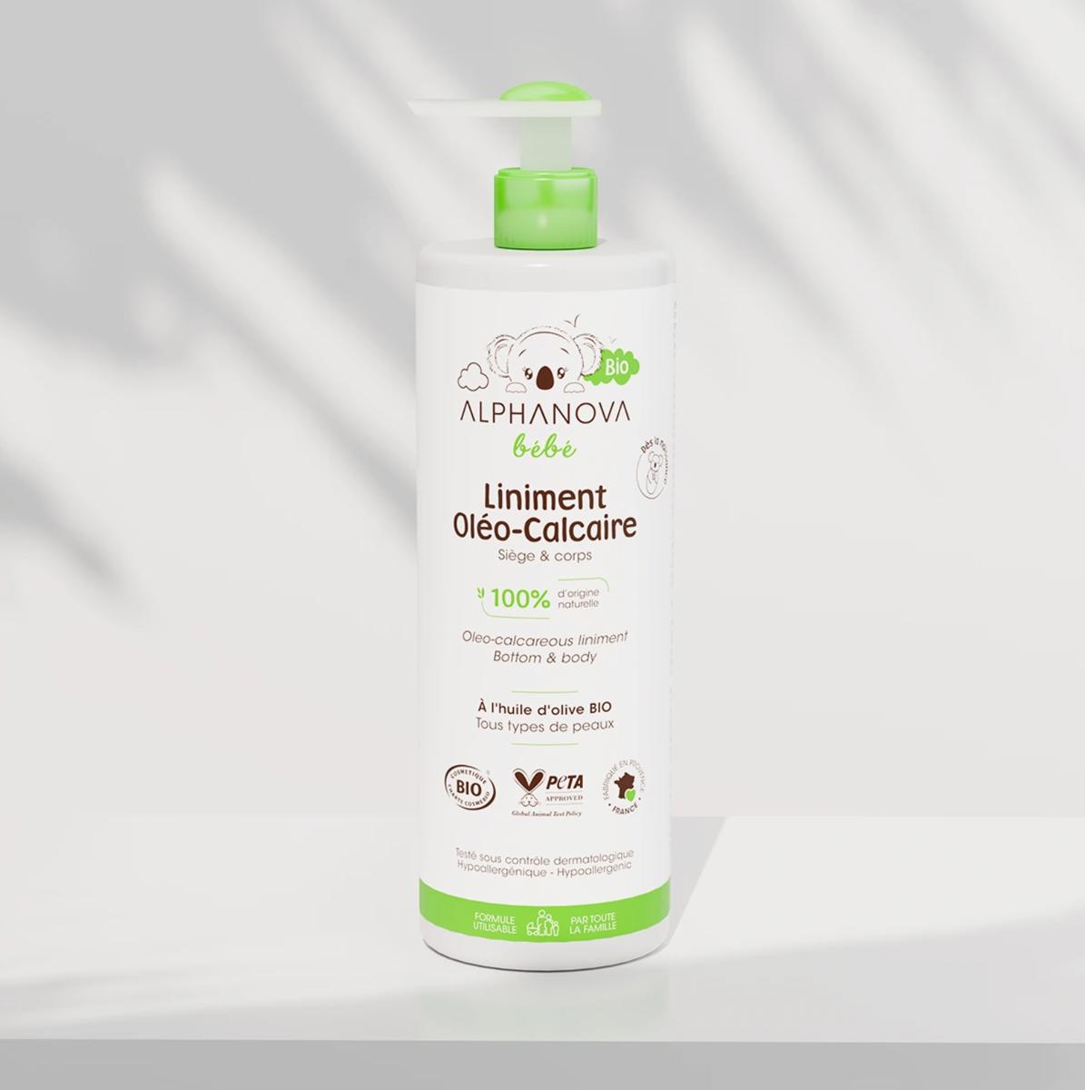 Liniment oléo-calcaire bio pour bébé - Alphanova - 1