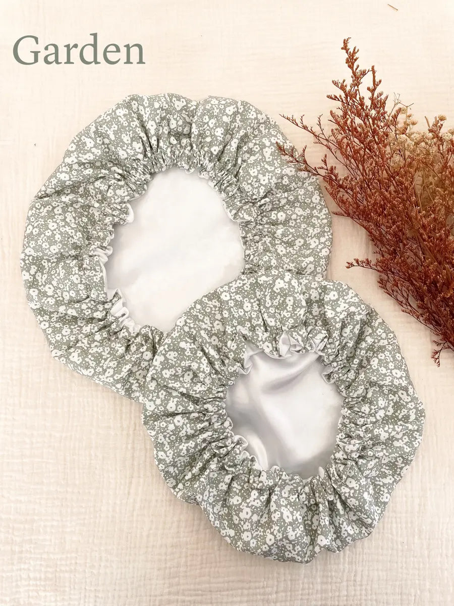 Lot de 2 bonnets de soin Mère / Fille - Garden