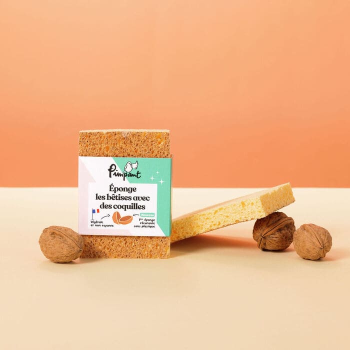 Lot de 2 éponges grattantes végétales  - Pimpant - 3