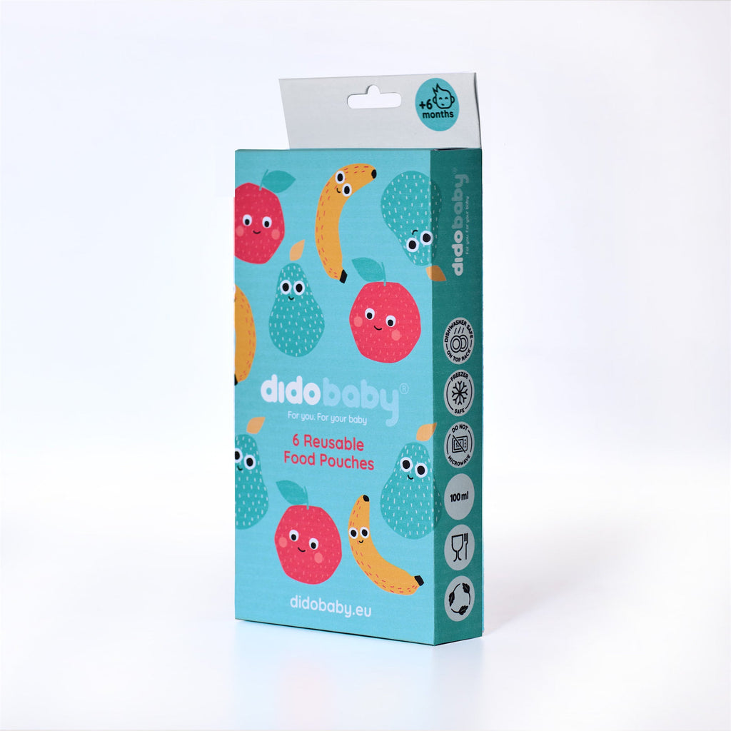 Lot de 6 gourdes réutilisables pour compote - Kinder republik - 1