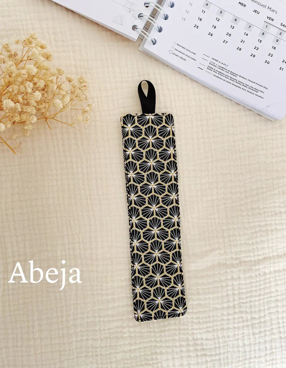 Marque-page en coton - Abeja