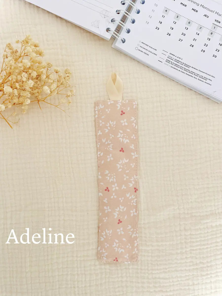 Marque-page en coton - Adeline
