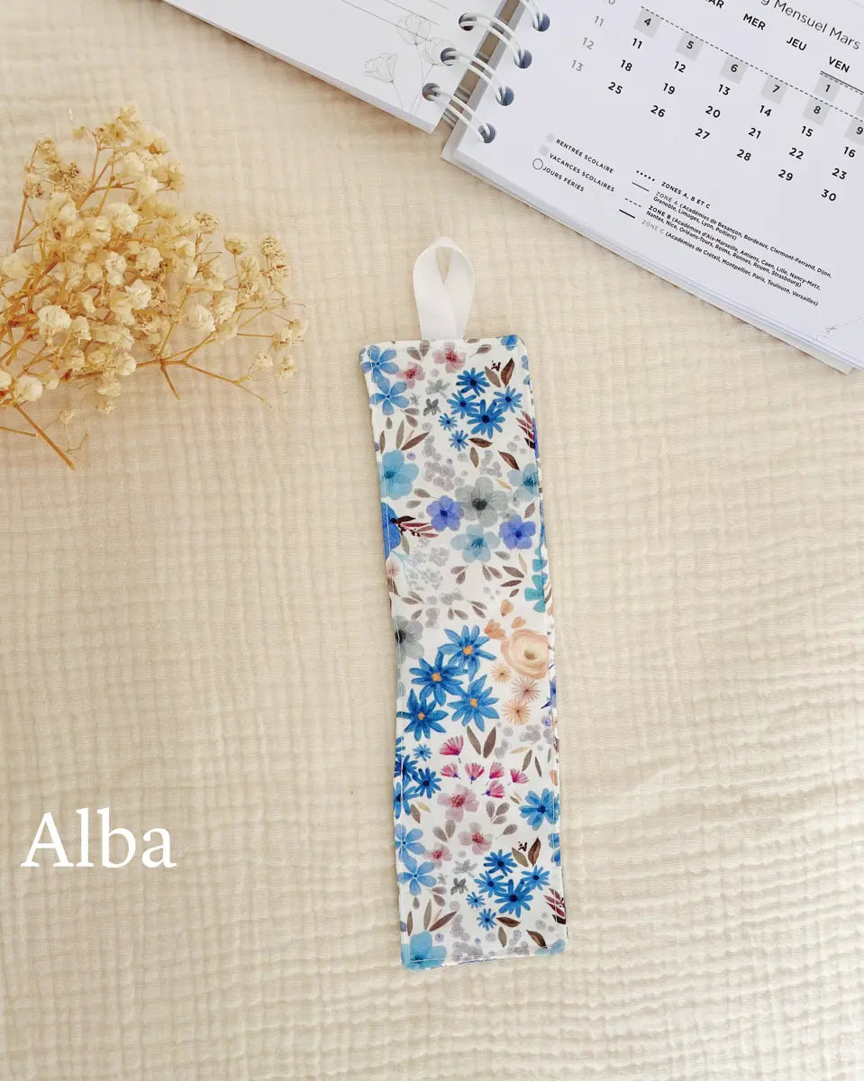 Marque-page en coton - Alba