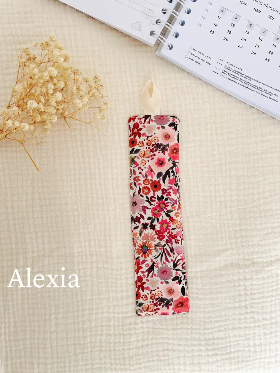 Marque-page en coton - Alexia