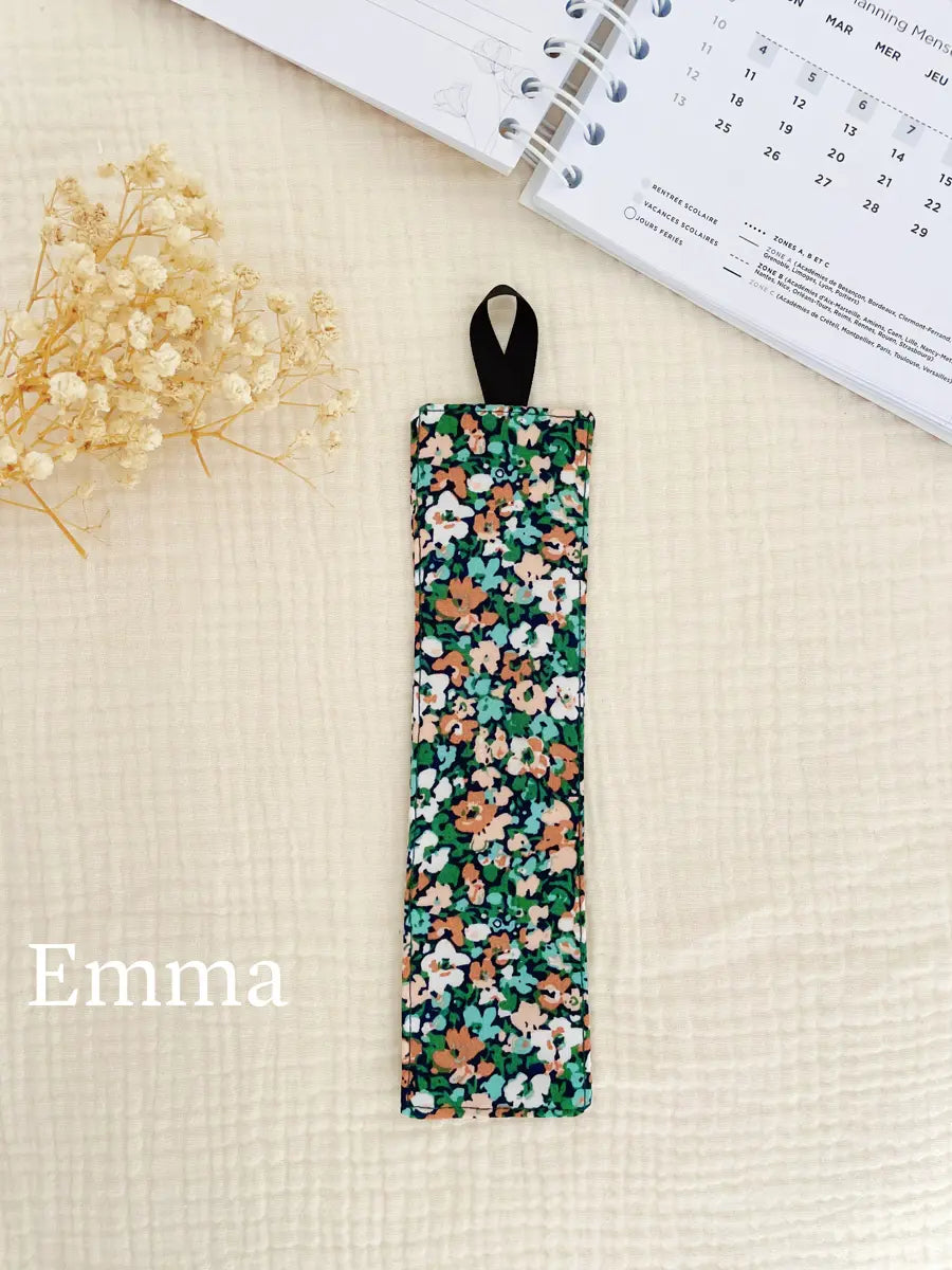 Marque-page en coton - Emma