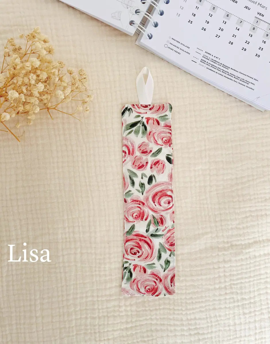 Marque-page en coton - Lisa