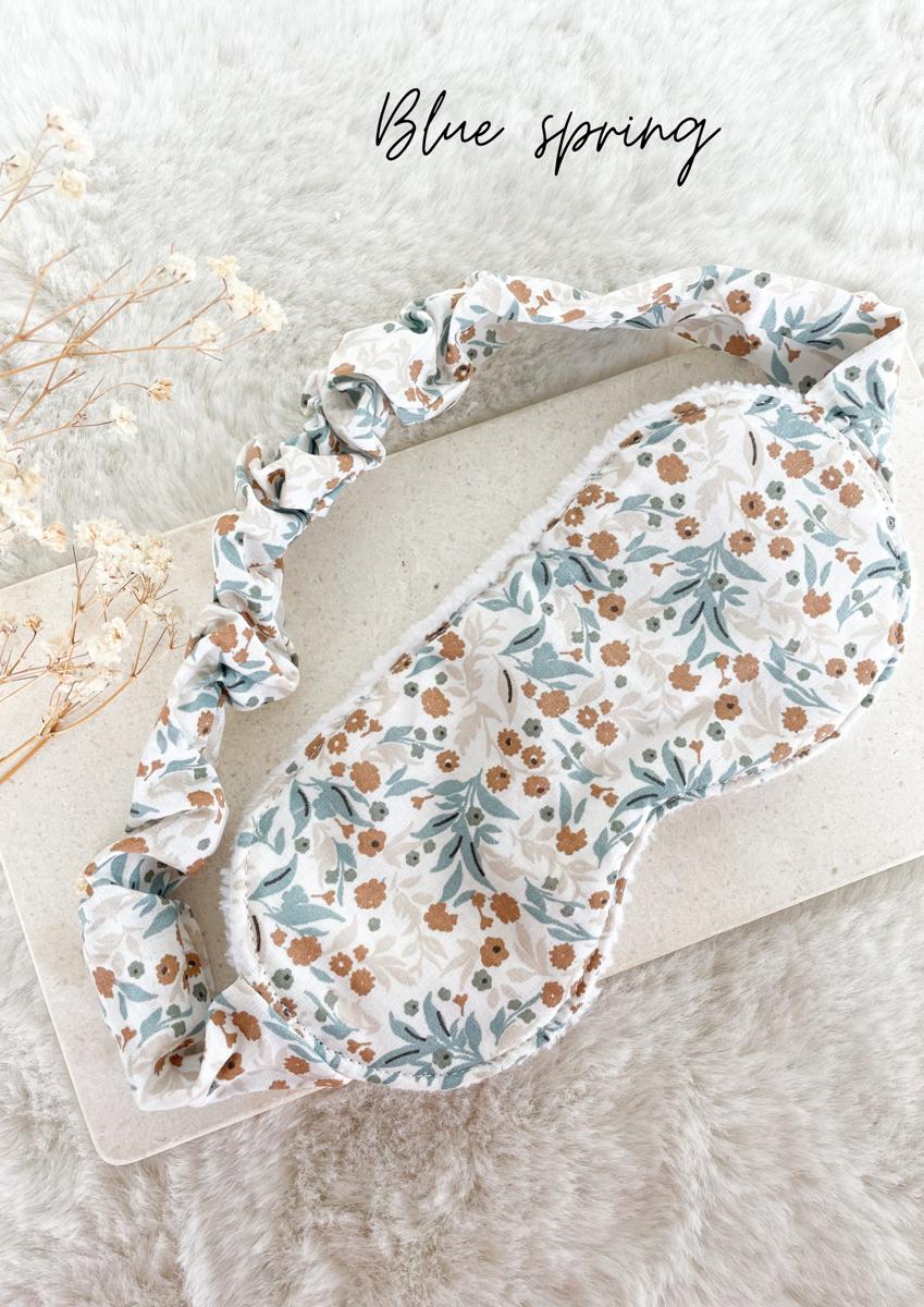 Masque de nuit avec finitions « froufrous » - Blue spring