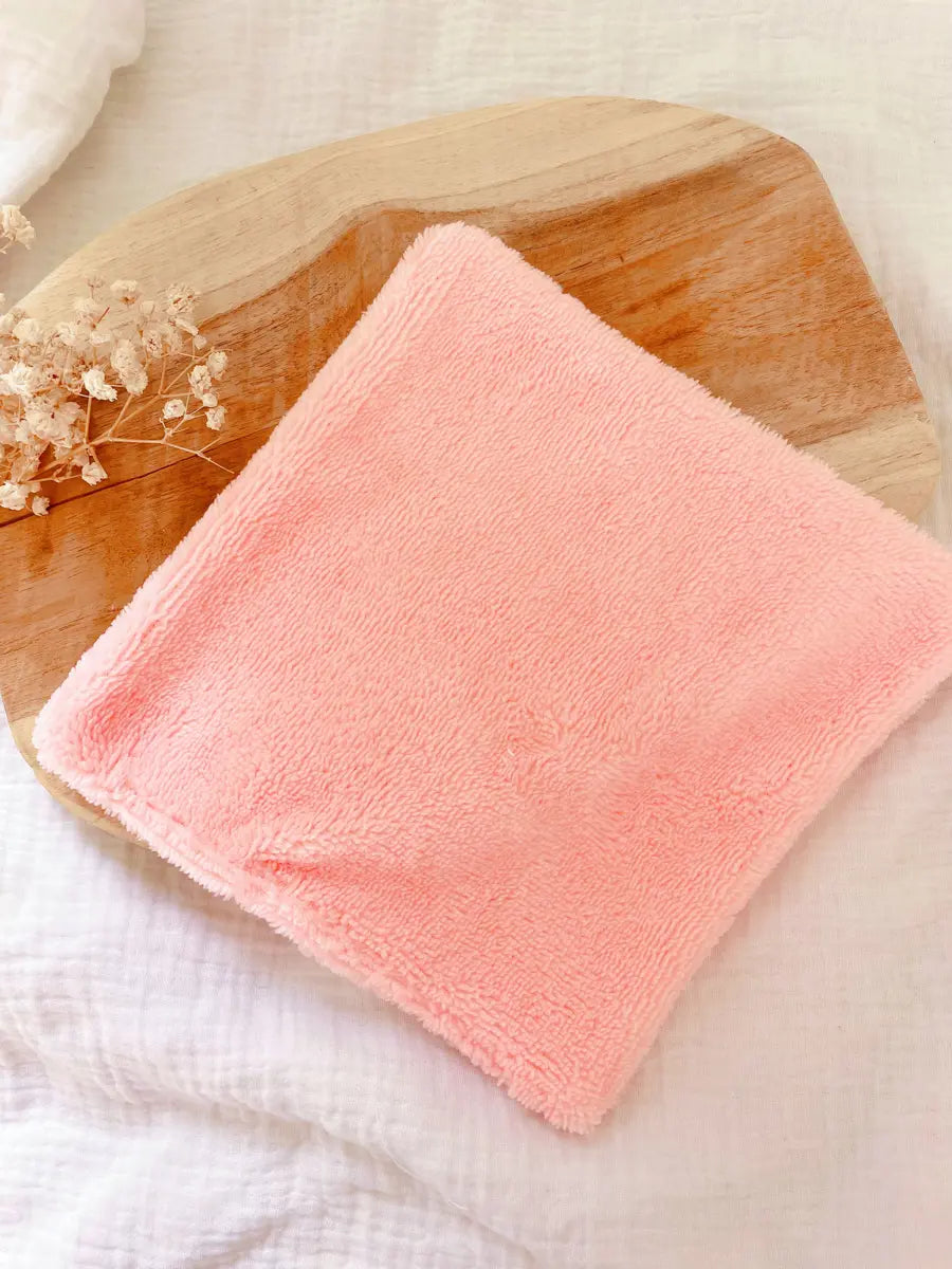 Mini serviette visage double face - Pink