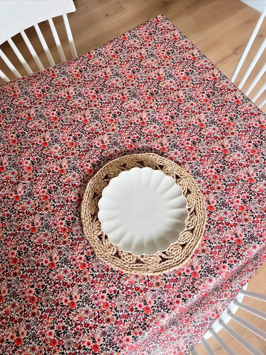 Nappe en coton enduit - Alexia / 145*140