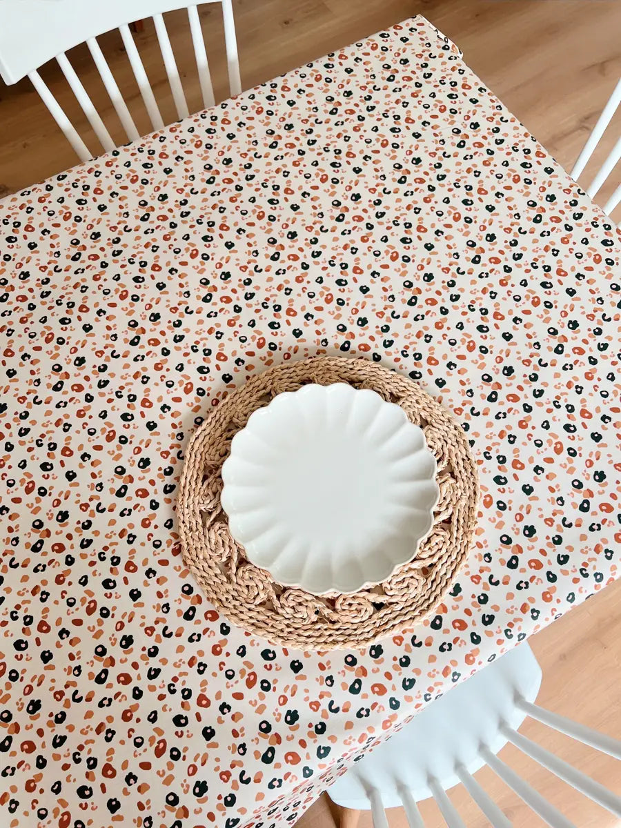 Nappe en coton enduit - Tiger / 145*140
