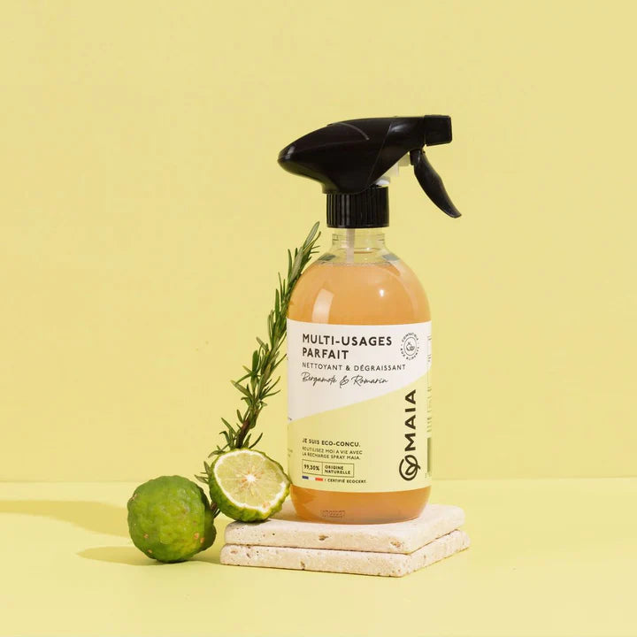 Nettoyant multi-usages en spray - MAIA - Bergamote & Romarin