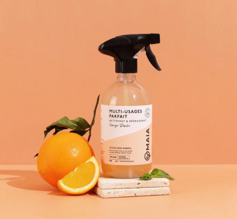 Nettoyant multi-usages en spray - MAIA - Orange Basilic